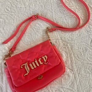 Juicy Couture Vibrant Pink Crossbody Bag